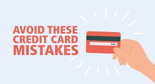 Credit card mistakes infographic