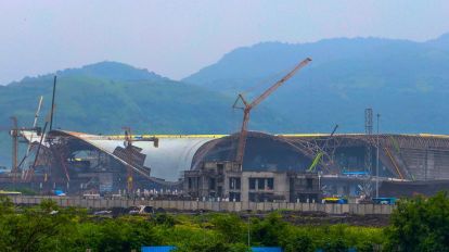 Construction site of NMIA