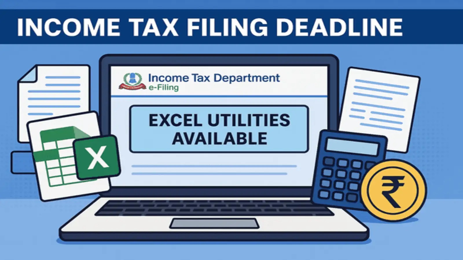 Taxpayer filing ITR online before deadline