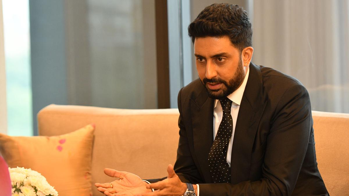 Abhishek Bachchan at a public event
