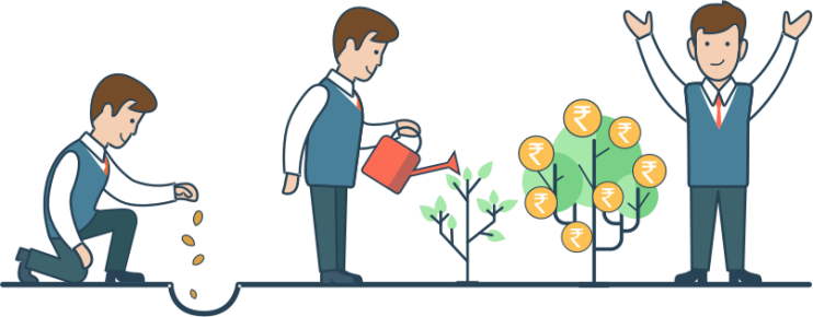 Small savings growing into wealth