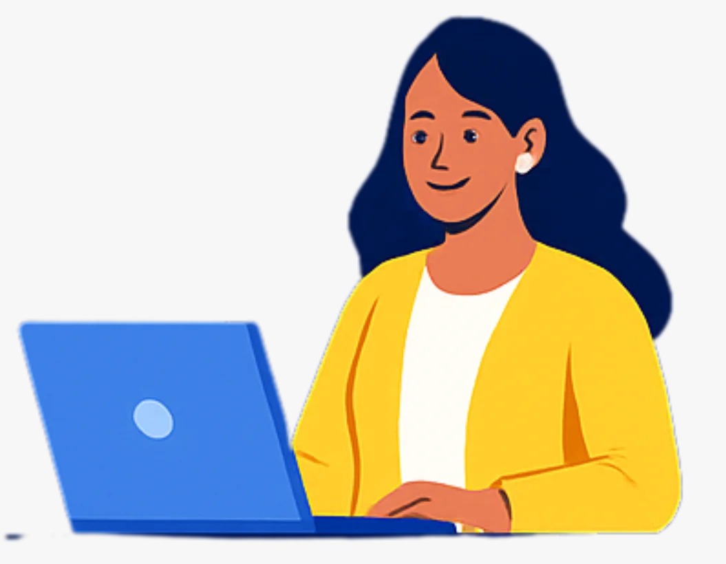 Person comparing personal loan rates on laptop