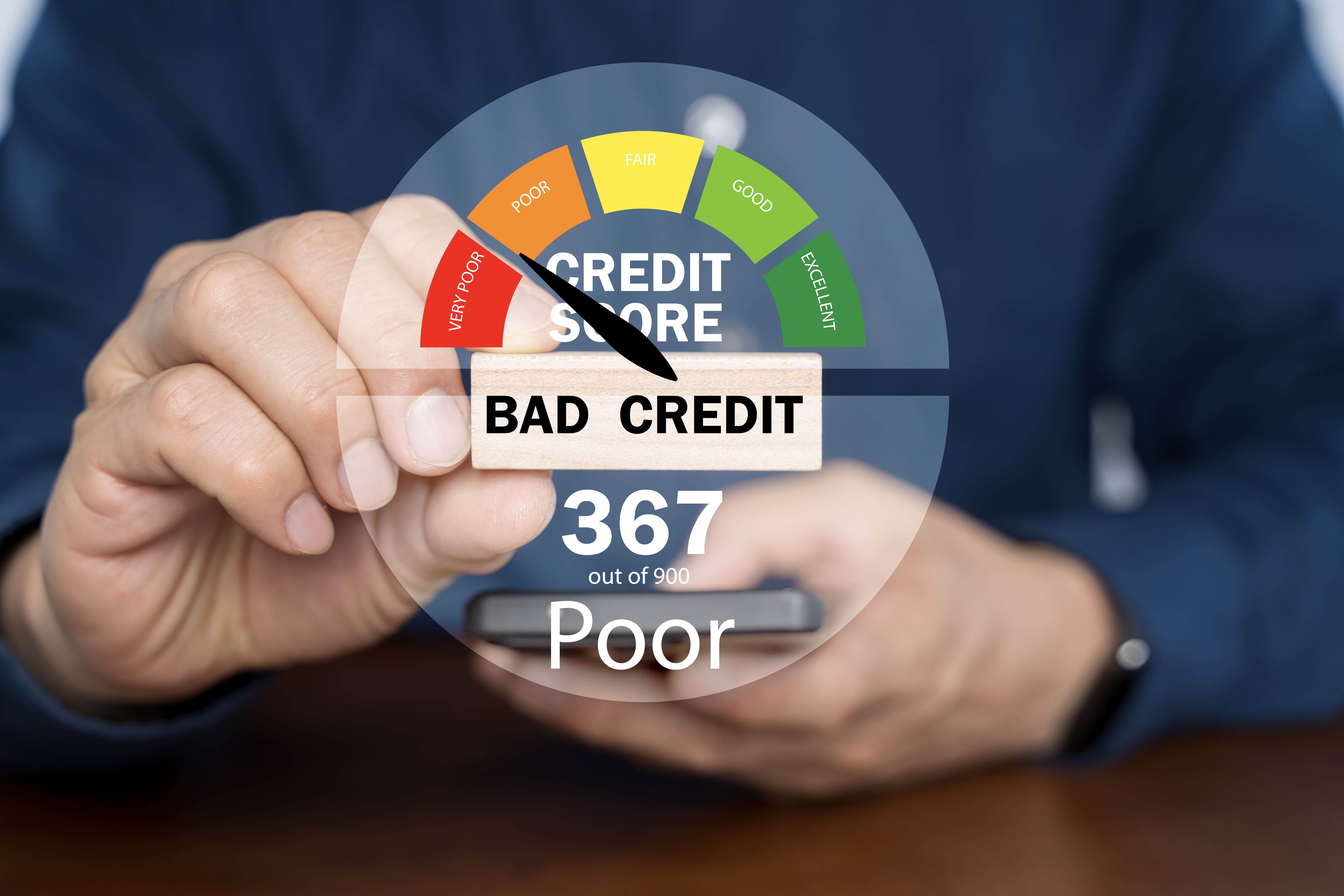 Borrower facing loan rejection due to low credit score