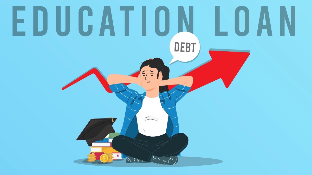 Student worried about education loan debt