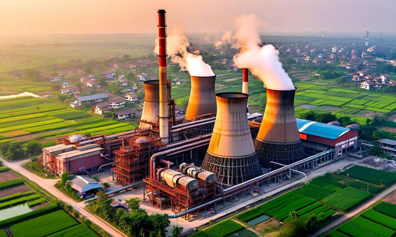 Adani Power 2,400 MW thermal plant in Bihar illustration