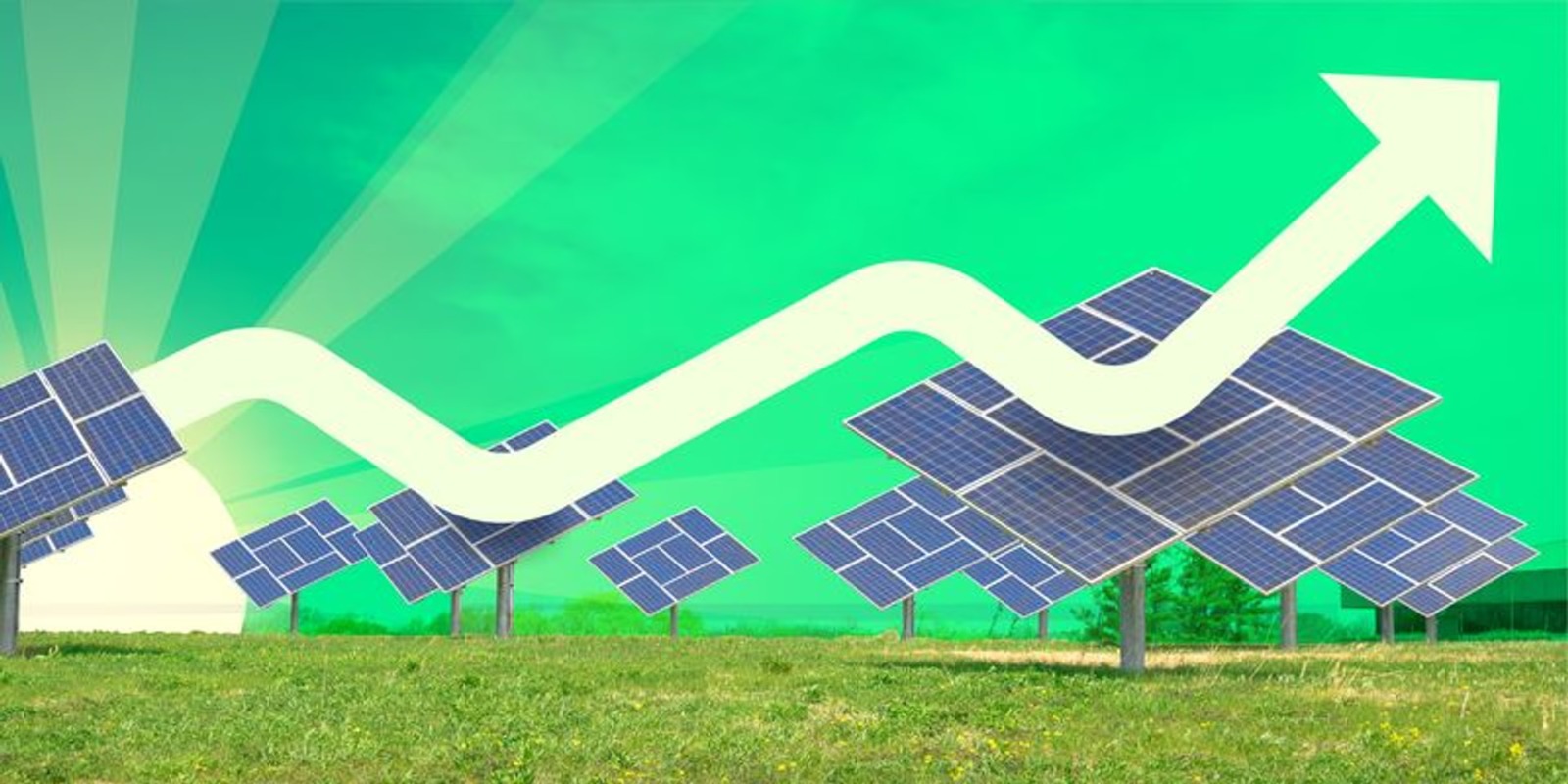 Sustainable solar energy project financed through green loans”