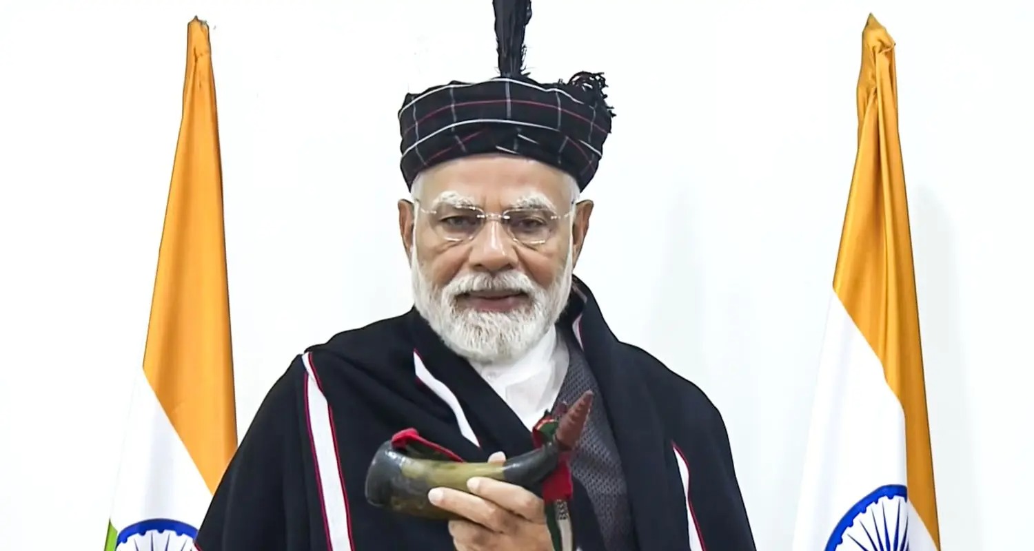 Prime Minister Narendra Modi during multi-state visit announcing projects worth ₹71,850 crore and flagging off express trains