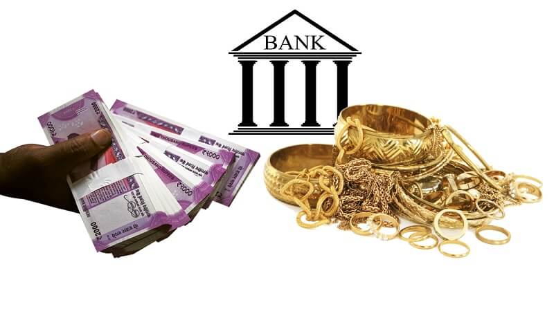 Illustration showing pledged gold, auction notice, surplus return to borrower, and timely release of gold