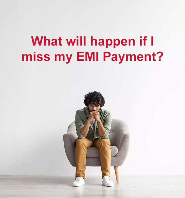 Borrower discussing solutions with Vizzve Finance after missing a loan EMI