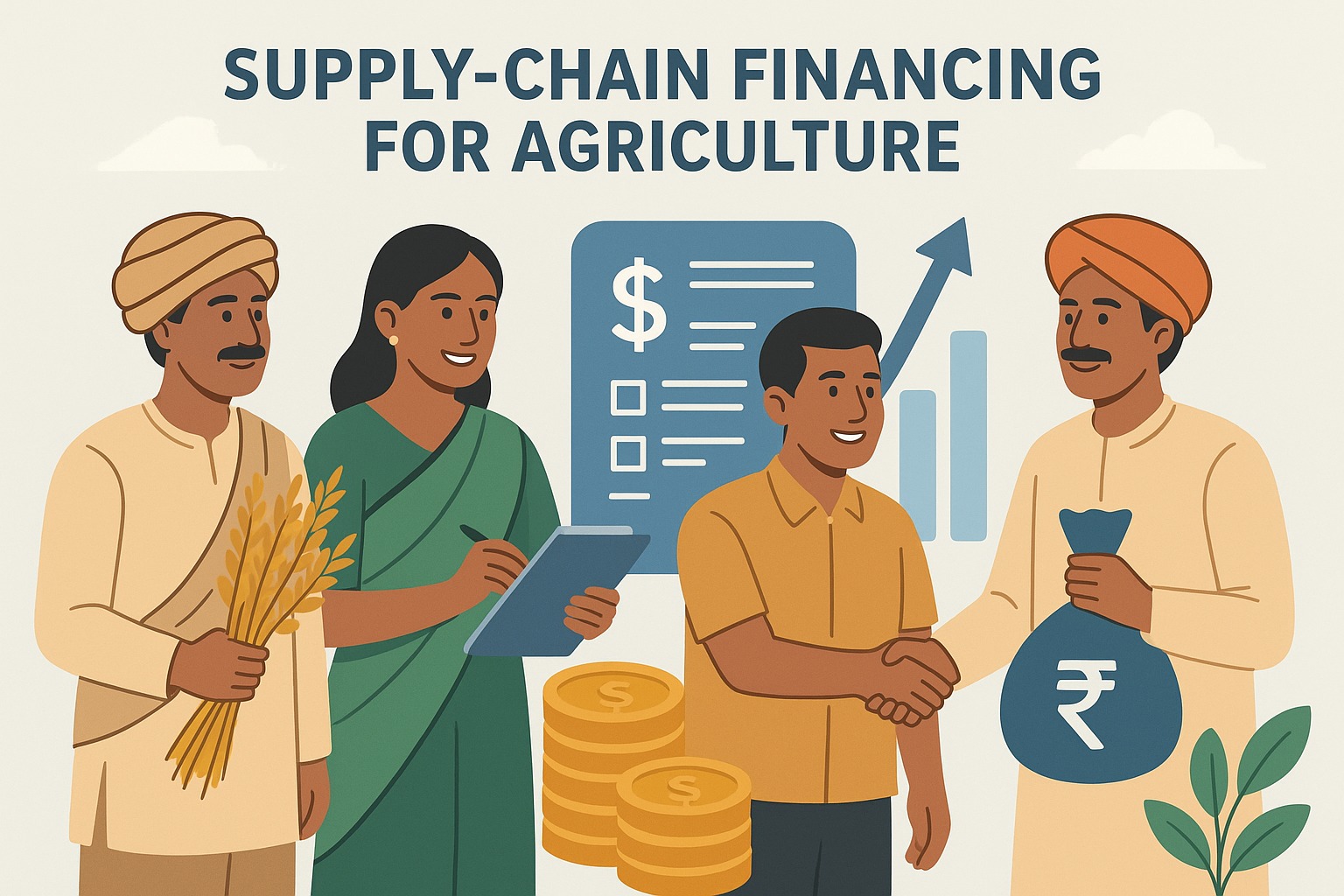 Farmer Producer Organisation members accessing supply-chain financing for agriculture