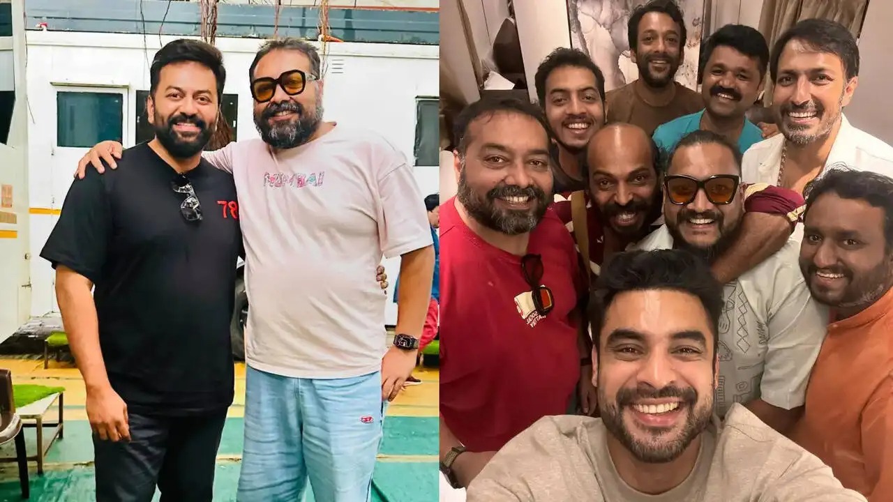 Anurag Kashyap directing Nishaanchi on set