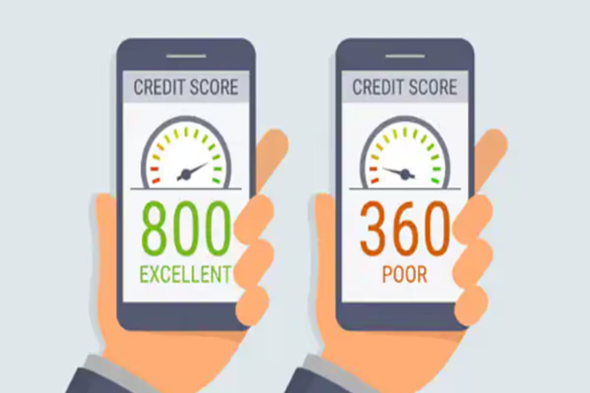 Person improving credit score over 750 by managing bills and loans smartly