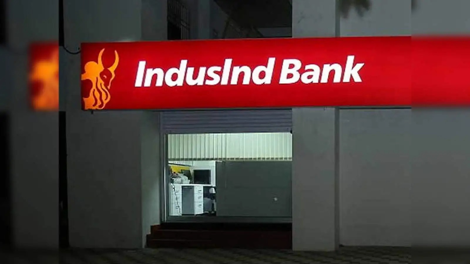 IndusInd Bank headquarters exterior with signage