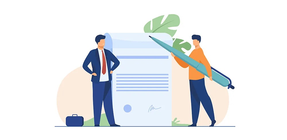 Loan document with Key Fact Statement illustration