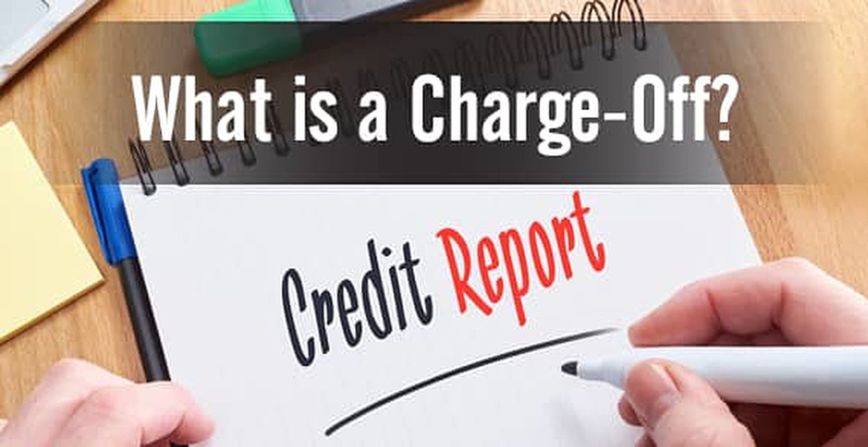Credit report highlighting a charge-off account