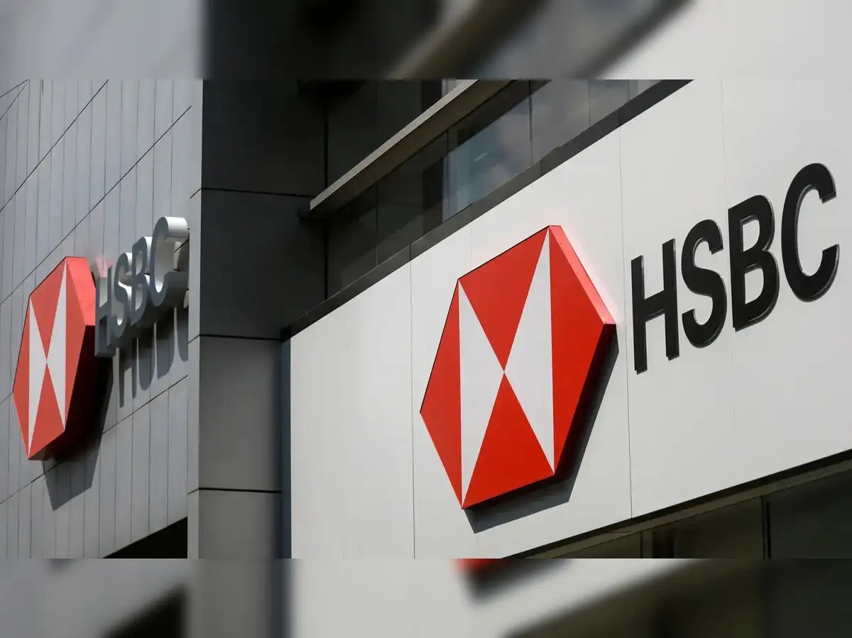 Graph showing HSBC’s Sensex target projection of 94,000 by 2026