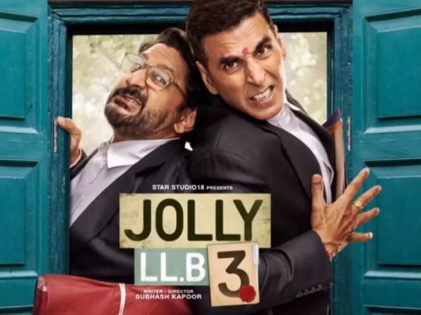 Jolly LLB 3 movie poster with Akshay Kumar
