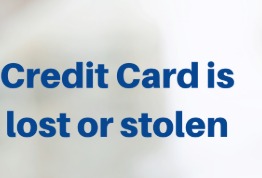 Lost credit card alert