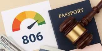 Visa application and credit score