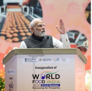 PM Modi inaugurates food industry event in Delhi