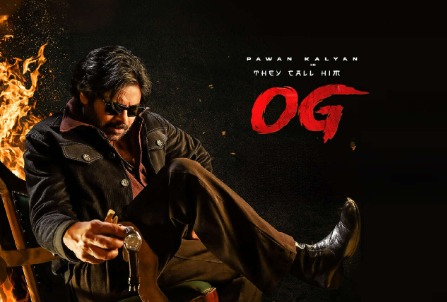 Pawan Kalyan in OG movie poster