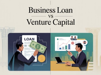 Startup founder considering a business loan