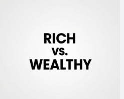 Being rich: high income, flashy lifestyle