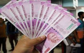 Stack of Rs 2,000 currency notes