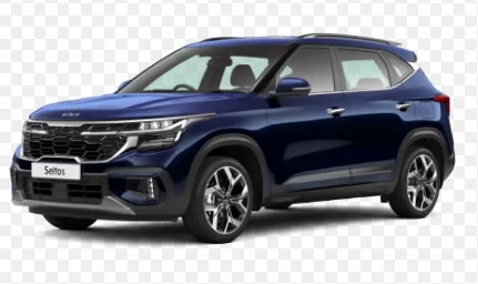 Kia Seltos on road in India