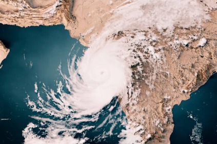 Cyclone Shakti satellite image showing formation over Arabian Sea