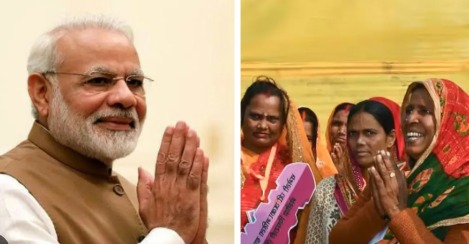 Women receiving financial assistance under Bihar Mukhyamantri Mahila Rojgar Yojana for self-employment.