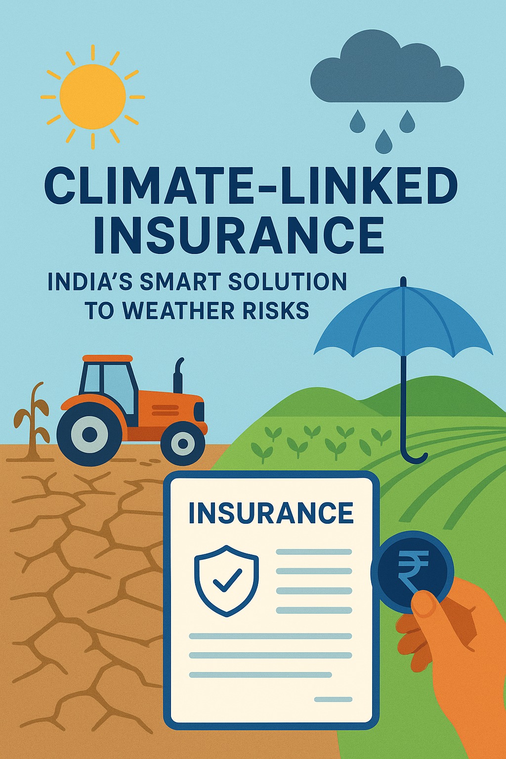 Farmers and coastal areas protected under India’s new climate-linked insurance model.