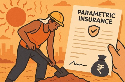 Parametric insurance model in India providing climate-linked payouts for flood-prone areas