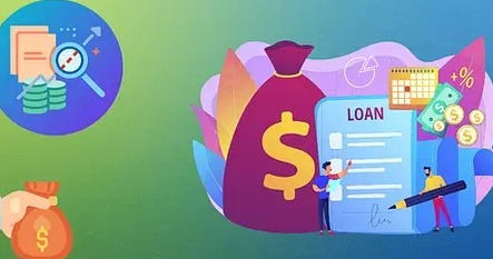 Person checking loan approval on mobile phone using digital data insights