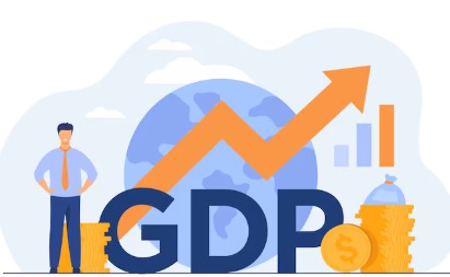 India contributing to global GDP growth with economic and financial growth charts