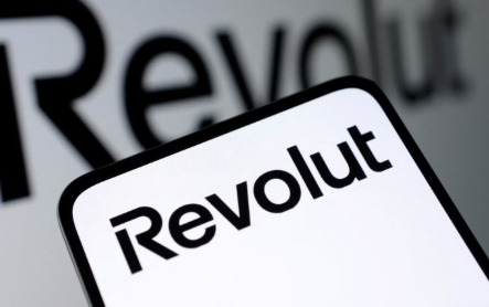 Revolut logo with India map and digital banking icons