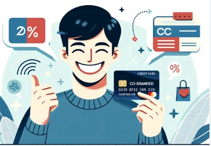 Credit card cashback and festive offers illustration