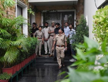 Haryana police headquarters with ongoing investigation