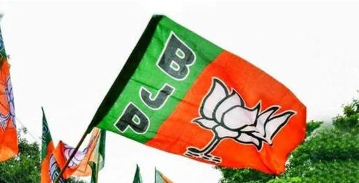 BJP leaders announcing first list of 71 candidates for Bihar 2025 elections