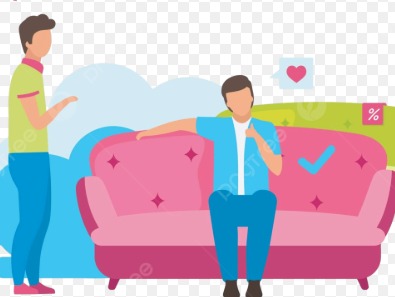 Happy customer buying new furniture and fitness equipment using Vizzve Finance loan