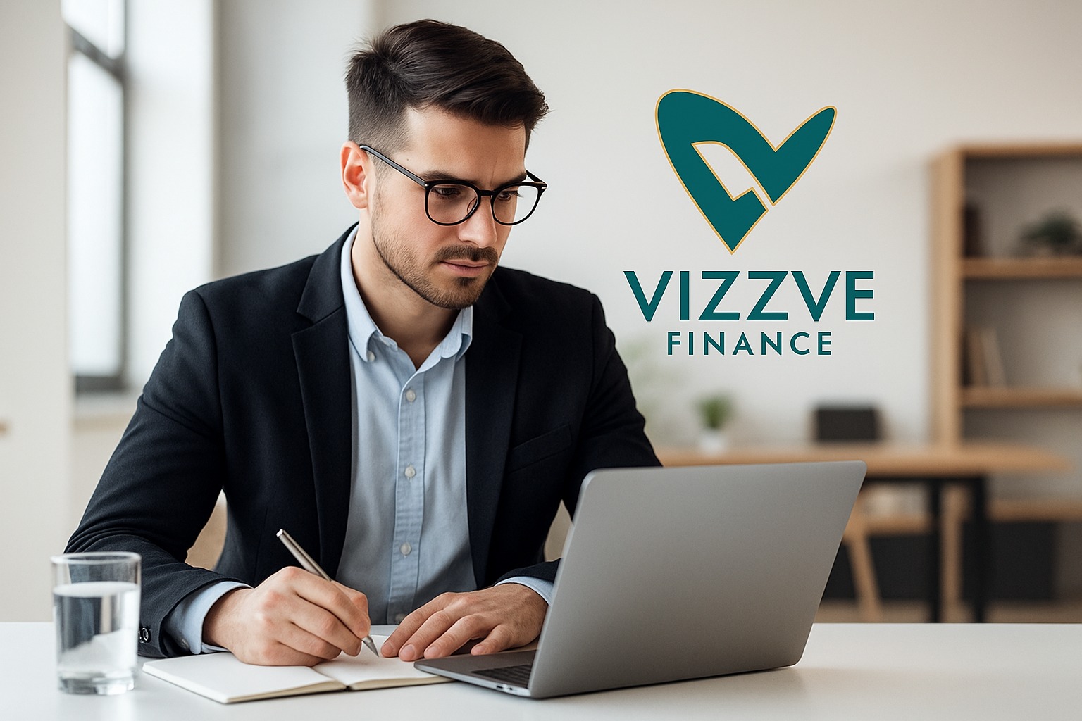 Young professional planning smart investments using a personal loan from Vizzve Finance