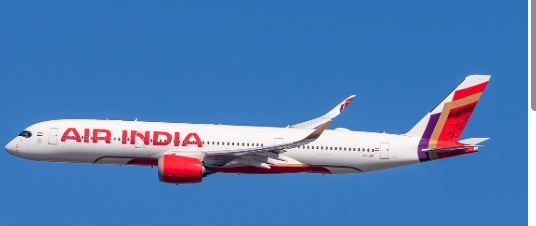 Air India aircraft at airport representing expanded domestic and international flights