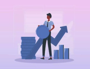 Person weighing instant spending vs smart borrowing choices