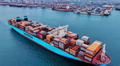 Cargo containers at an Indian port representing trade deficit concerns