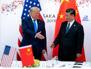 Map of South Asia highlighting US-China influence zones and strategic points