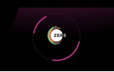 ZEE5 logo with streaming icons and Indian map representing OTT growth