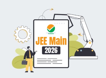 Student filling online JEE Mains 2026 registration form on laptop