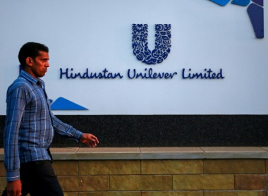 Hindustan Unilever stock chart showing one-month high before Q2 2025 results