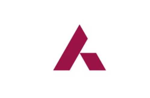 Axis Bank building with financial growth graph showing stock market rise