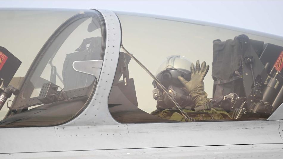 President Droupadi Murmu flying in Rafale fighter jet at Ambala Air Base
